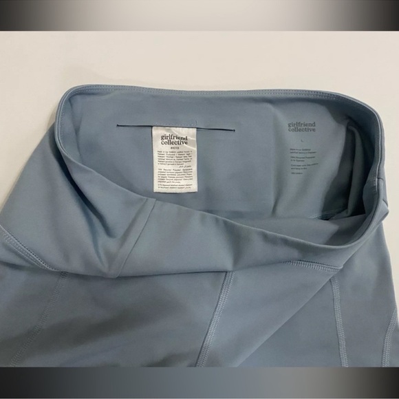 Light Blue Girlfriend Collective Run Short - Picture 5 of 7